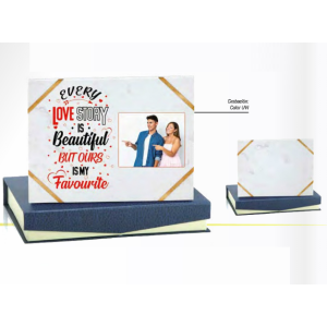 Trofeo de Mármol Rectangular con Personalización en Color 2