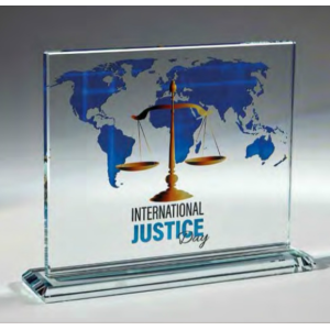 Placa de Cristal Personalizada 2