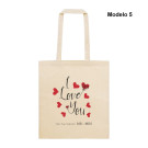 Bolsa personalizada para San Valentín