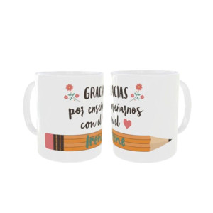 Taza personalizada para profesores