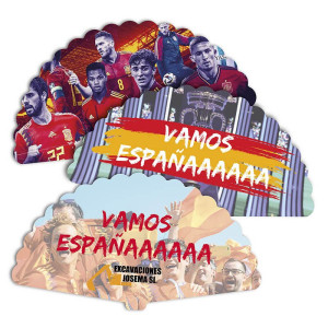 Abanico de Cartón Personalizado para Fiestas Patronales 2