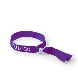 Pulsera de tela con bolita | Pulsera para fiestas de colores