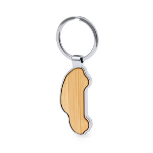 Descubre nuestro llavero de bambú y metal: Elegancia en cada detalle 2
