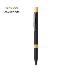 Bolígrafo de aluminio con acabado goma mate
