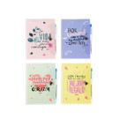 Libreta con frases personalizadas