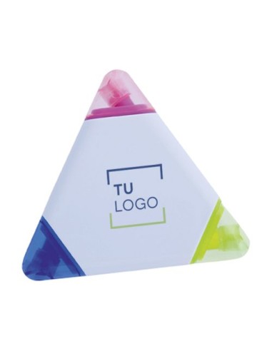 Fluorescente triangulo | Marcador tricolor | Rotulador