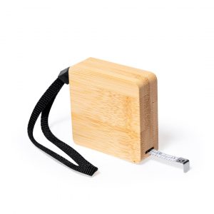 Flexómetro cuadrado de bambú