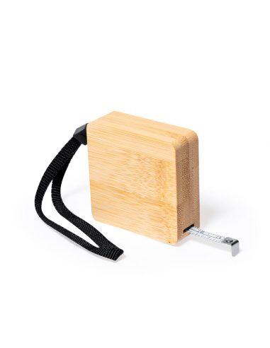 Flexómetro cuadrado de bambú