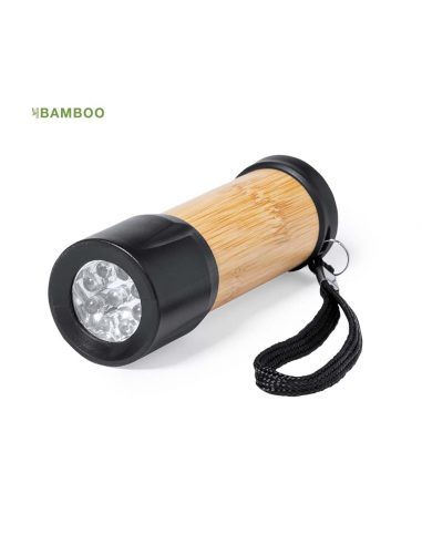 Linterna de ABS y bambú