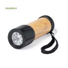 Linterna de ABS y bambú