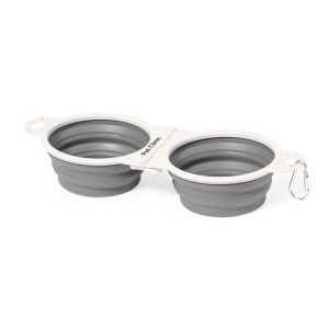 Comedero Doble Plegable de Caña de Trigo 2