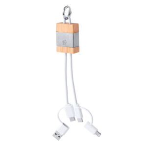 Cable Cargador de Bambú y Aluminio Reciclado 2