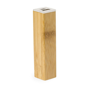 Batería Externa de Bambú 2200mAh | Carga Rápida y Portátil 2