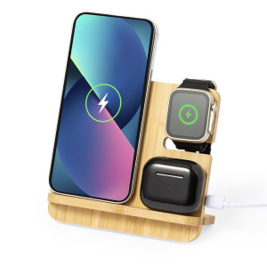 Multicargador Inalámbrico 15W con Soporte para Gadgets 2