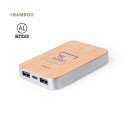 Power bank 5000 mAh de bambú