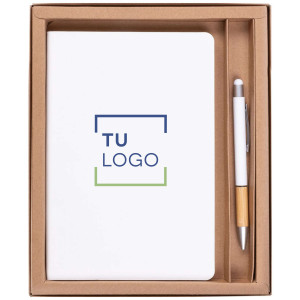 Set de regalo con libreta y bolígrafo