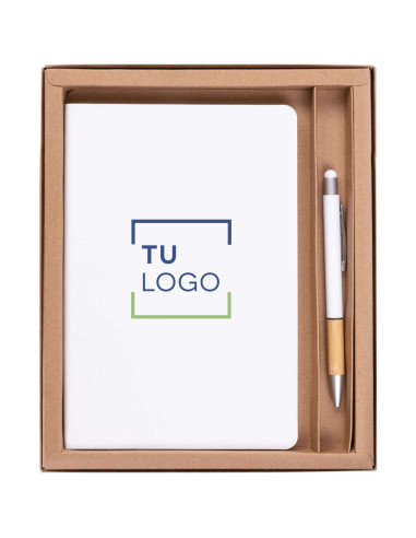 Set de regalo con libreta y bolígrafo