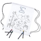 Mochila infantil para colorear | Mochila con dibujos