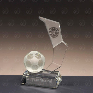 Trofeo de Cristal Bota de Fútbol | Trofeos Personalizados 2