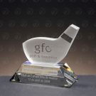 Trofeo de cristal GOLF