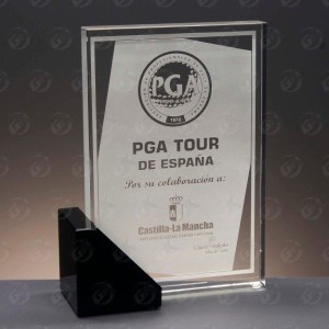 Placa de Cistal con Soporte | Placas Conmemorativas 2