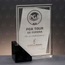 Placa de Cistal con Soporte | Placas Conmemorativas