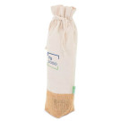 Bolsa de Algodón y Yute para Botella de Vino