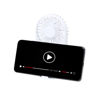 Mini ventilador portátil con soporte para smartphone - CoarteGift 2