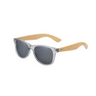 Gafas de sol traslúcidas personalizables con patillas de bambú