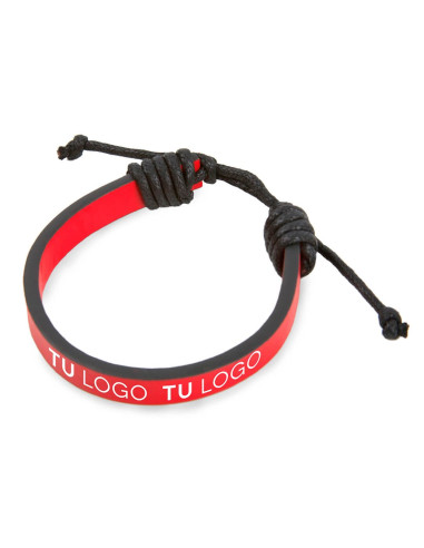 Pulsera ajustable de polipiel