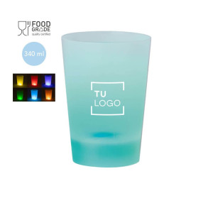 Vaso con luces led 340 ml