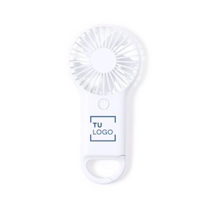 Mini ventilador de mano portátil con mosquetón