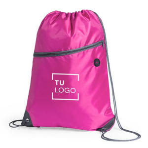Mochila de poliéster con cremallera | Mochila de cuerdas