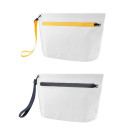 Neceser impermeable con cremallera y cinta de color