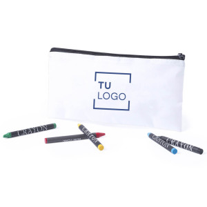 Estuche infantil para pintar | Estuche con dibujos y ceras 2