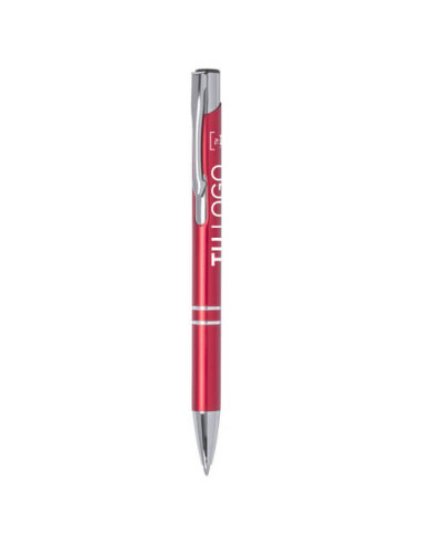 Bolígrafo de aluminio Trocum | Bolígrafo metálico de colores