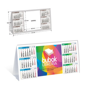 Calendario de Sobremesa Semestral | Calendario Personalizado 2