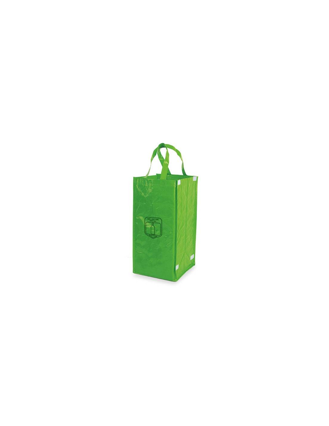 Pack De 3 Bolsas De Reciclaje Reutilizables Azul 30x30x39 Cm con