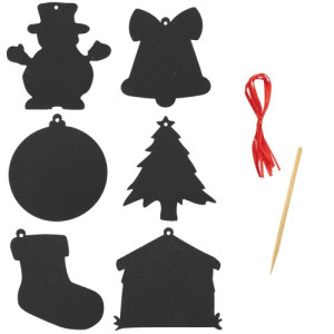 Set adornos formas navideñas 2