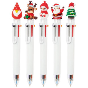 Set boligrafos multicolor navideños 2