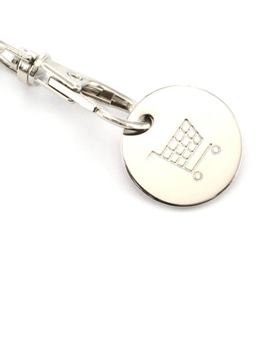 Llavero moneda | Moneda para carrito | Llavero compra