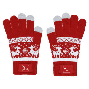Guantes navideños aptos para pantalla táctil 2