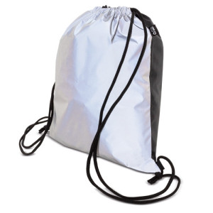 Mochila de cuerdas reflectante de RPET 2