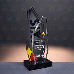 Trofeo de metacrilato doble con peana 2