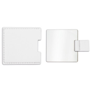 Espejo de acero inoxidable con funda 2