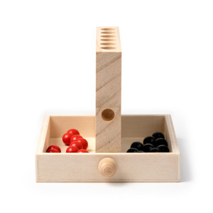 Juego 4 en raya de madera 2