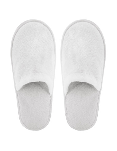 Zapatilla de rizo de algodón blanca