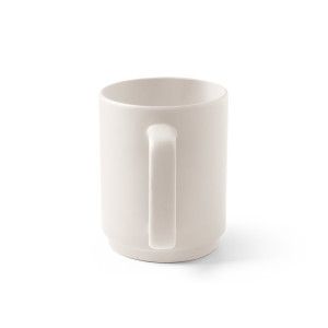 Taza de ceramica cilíndrica mate 330 ml 2