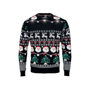 Jersey navideño con luces LED 2