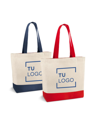 Bolsa algodón 280 gr/m2 | Bolsa Bicolor de algodón